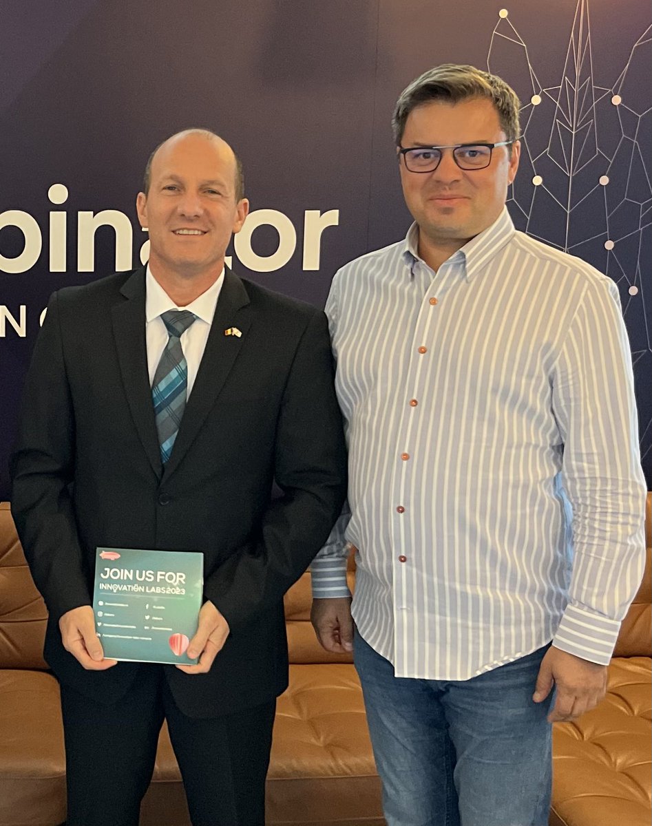 ReuvenAzar's tweet image. Andrei Pitiș is one of the Hi-Tech sector pioneers in 🇷🇴. He founded an accelerator which supports hundreds of start-ups in the vibrant Romanian tech ecosystem. We discussed ways of bringing 🇷🇴&amp;amp;🇮🇱 innovative companies to work together. # Mai puternici 💪împreuna 🤝!