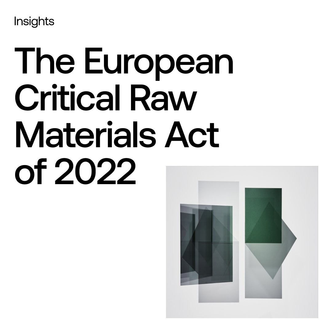 Thematicafunds's tweet photo. "Lithium and rare earths will soon be more important than oil and gas. Our demand for rare earths alone will increase fivefold by 2030"
Ursula von der Leyen

Full scope of The European Critical Raw Materials Act of 2022 below.

#Thematica #Thematicafunds https://t.co/e3mBOXzD4y