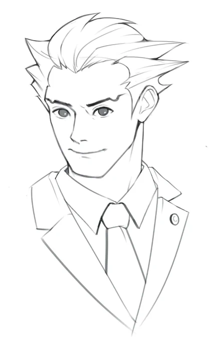 i just cant with him #AceAttorney #wip 