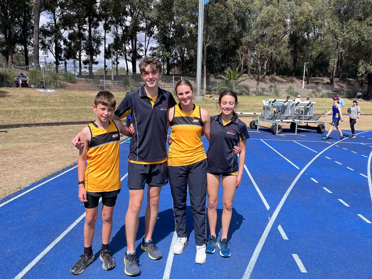 RedlandsSport's tweet photo. NSWCIS Athletics Championships // Congratulations Sam 3rd (110 hurdles), Maddie 2nd (3000m), Amber 3rd (800) #LetYourLightShine @Redlands_School https://t.co/gZZpeF6PUY
