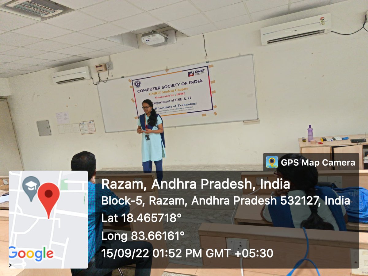 CsiGmrit's tweet photo. Skills are nothing if you can't showcase them ✨!

 "TALKATHON"🎙️

conducted on 15.09.2022
 On the eve of Engineers day it was great to hear from the peers!

Thanks for the active participation and making the event a huge success!

#talkathon#csigmrit #gmrit #engineersday https://t.co/Yra2a4OG1a