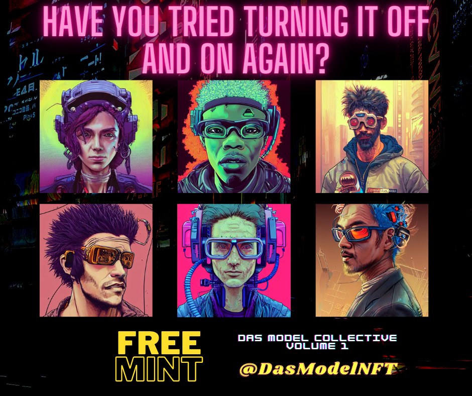 🚀[UPCOMING]

Total Supply: 512 #NFTs 
Blockchain: #Ethereum
Allow List Closes: September 22 - 2am UTC
Mint Date: September 29 - 6pm UTC
Mint Price: 0 #ETH FREE MINT 🆓

Premint Allow List 🔗: premint.xyz/das-model-coll…

#NFTcollection #NFTdrop #NFTCommunity #NFTartwork #nftcoming