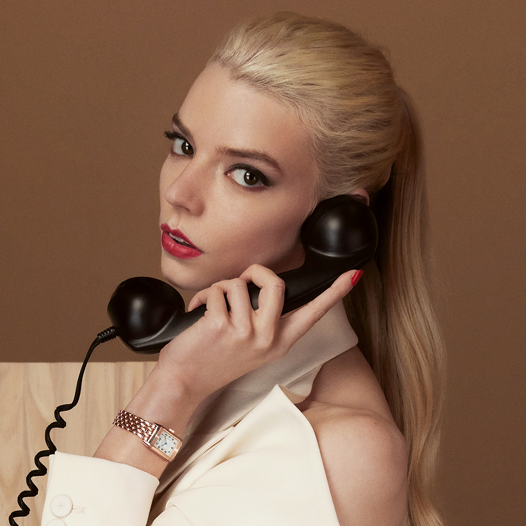 jaegerlecoultre's tweet photo. #AnyaTaylorJoy: It’s official. @anyataylorjoy is our new Ambassador. Extremely talented, she is the embodiment of modern femininity in all its paradoxes. All about Anya: https://t.co/qMRdrpEgUH. #JaegerLeCoultre https://t.co/QjKPG5QYyJ