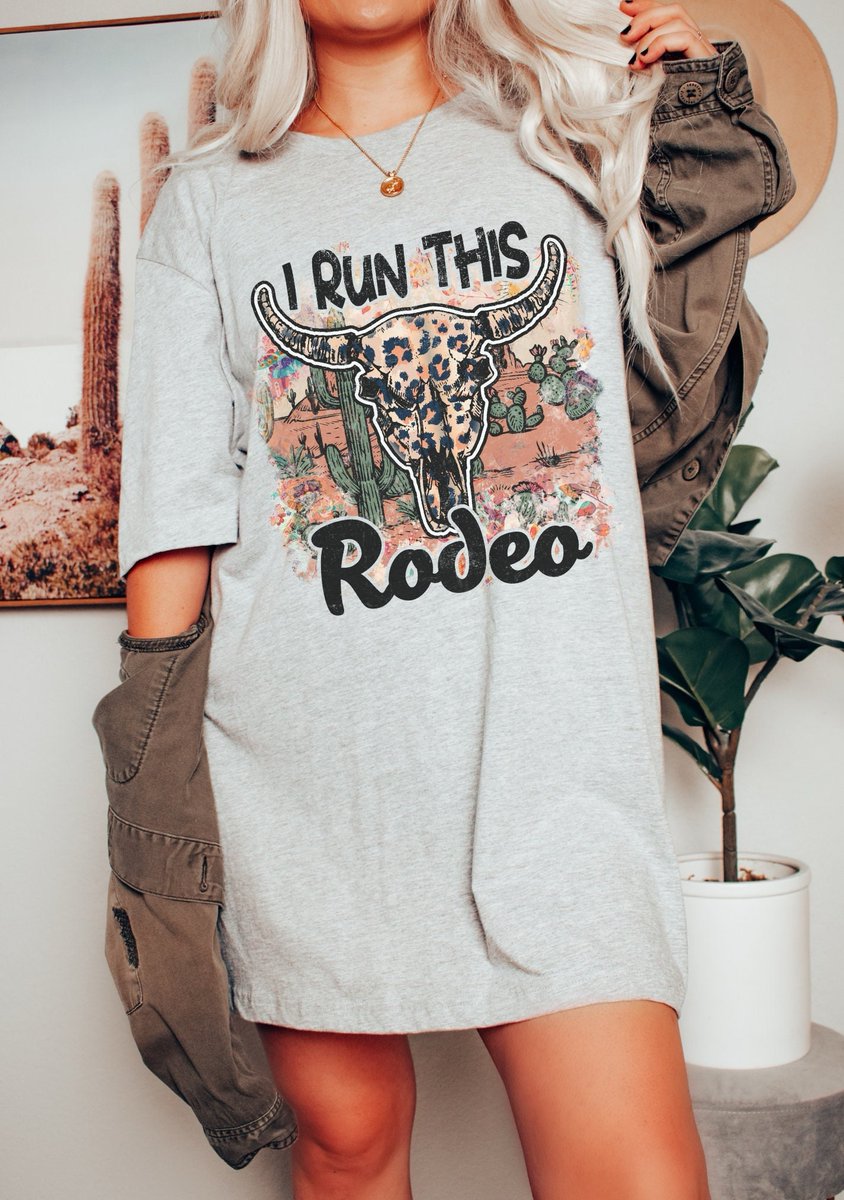 Excited to share the latest addition to my #etsy shop: I Run This Rodeo Western Shirt, Western Graphic Tee, Cow girl Shirt, Rodeo Shirt, Western Shirt Women, Rodeo Shirt for Women, Country Shirt etsy.me/3dt6tn0 #westerncowboy #irunthisrodeo #westernclothes