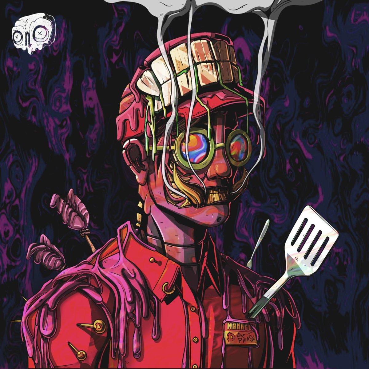 Question:
How do you transform a Mickey <a href="/DeGodsNFT/">DeGods</a> into a @Bad_trip_mask Mickey DeGods NFT like the ones below...?
Answer:
You perform a ritual, duh...
Question:
How do you perform a ritual...?
Answer:
3 essences are needed to perform the first ritual
Read on...