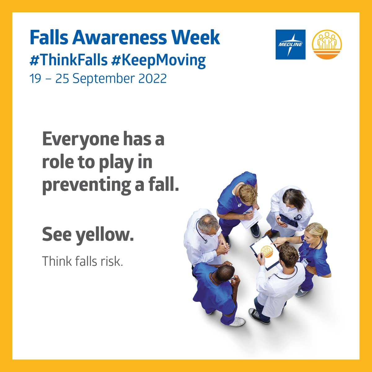 Ready, set and go go go!!!
#FallsAwarenessWeek 2022 is here 😊

We hope you're up and running with your activities.

Missing any materials?
Download our digital campaign kit here:  bit.ly/3xM3oWv

#ThinkFalls #KeepMoving