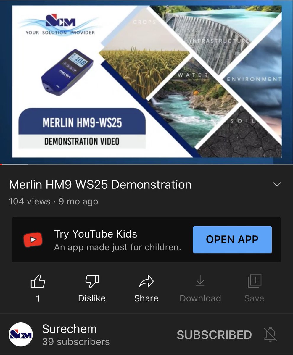 SurechemMAS's tweet photo. Merlin HM9-WS25 Pinless handheld moisture meter

- Designed to quickly measure moisture in Lumber
- Non-destructive measurement of wood moisture

Demonstration video: https://t.co/Tq8S3QVimg

#merlin #moisturemeter #lumber #wood #environment #pinless #demonstration #youtubevideo https://t.co/3YaX4qgcU5