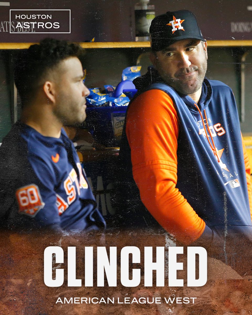 .astros have won 5️⃣ out of the last 6️⃣ AL West titles ⭐ ESPN espn
