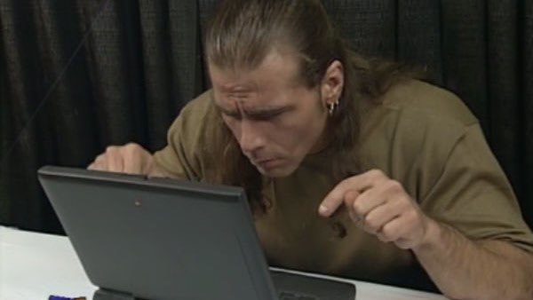 colettearrand's tweet photo. Nobody ever enters computer expertise into Bret vs. Shawn, but it’s pretty clear that Bret Hart was the Excellence of .Execution. https://t.co/rjs3pOP6i4