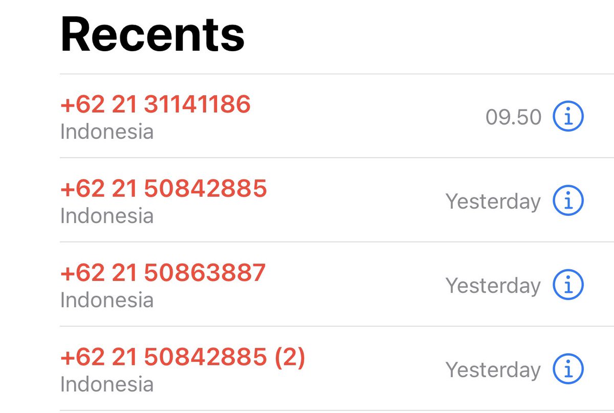 beard_gummy's tweet photo. Gila emang ini telemarketer @CIMBNiaga ga ada etika banget, silahkan coba terus ganti2 nomer biar gue blok semua 😈 https://t.co/z7a89U0Ede