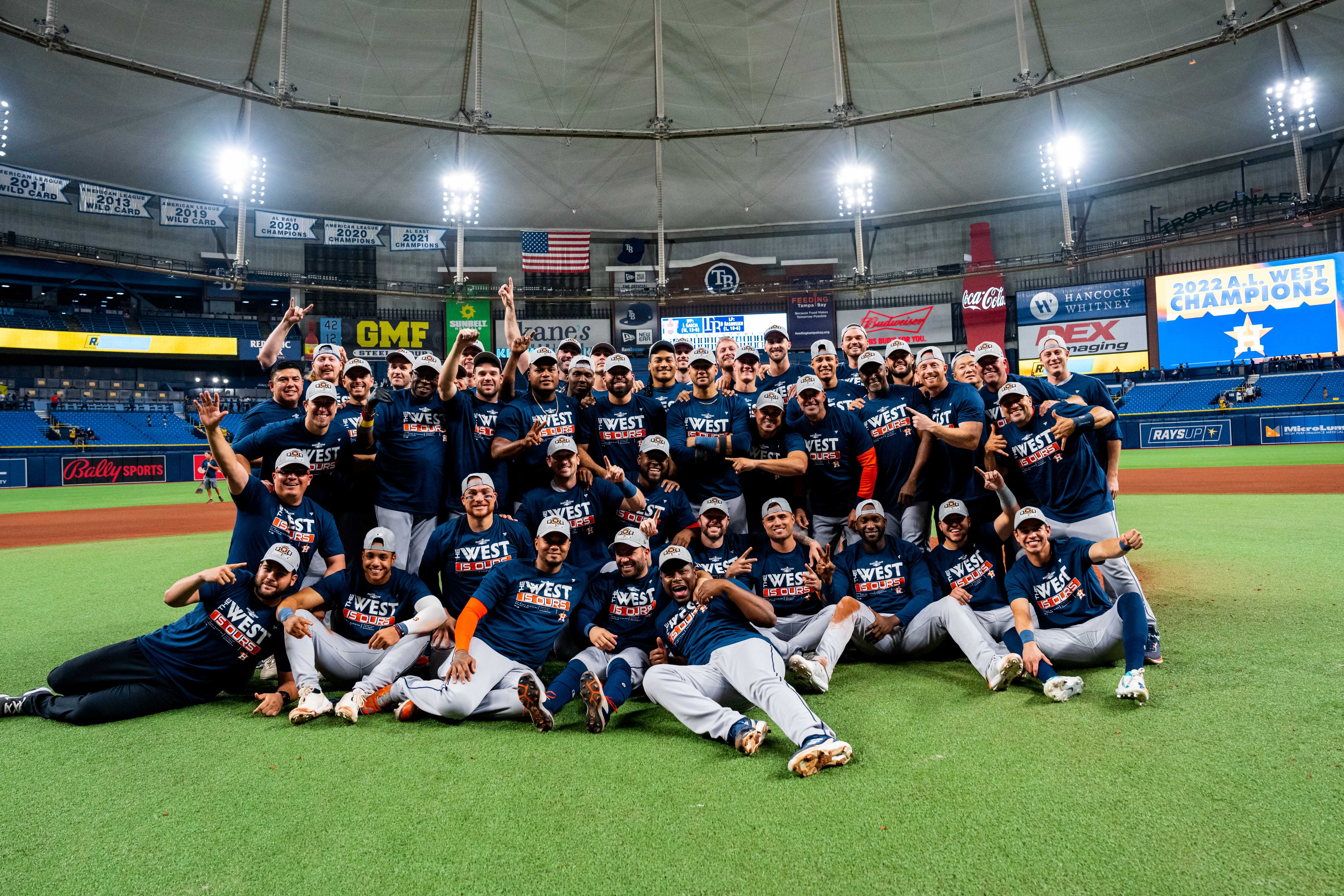 astros 2022 al west champions