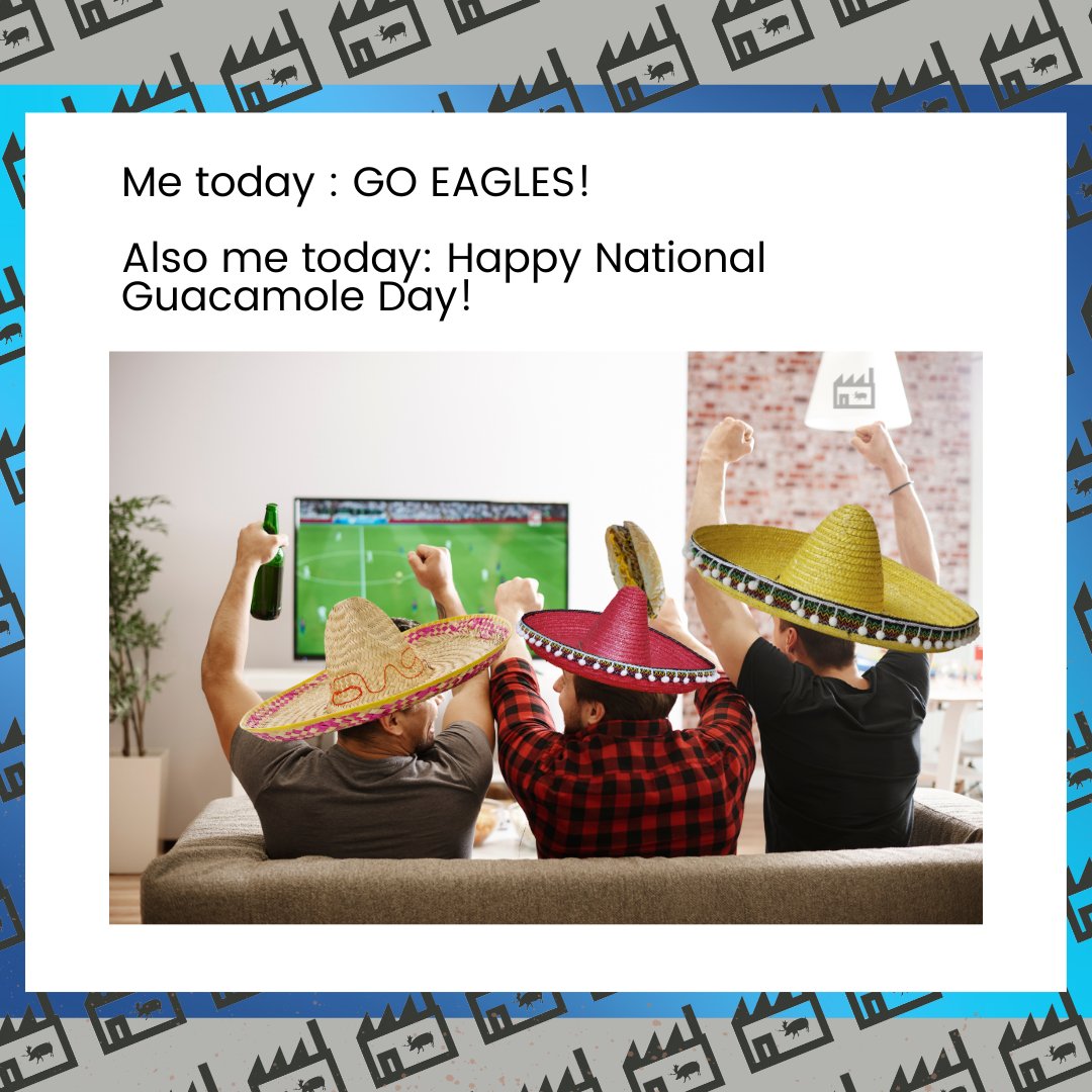 TerryLeahyFilms's tweet photo. Who else be snackin' for #MondayNightFootball 

#gobirds #ibleedgreen #EaglesvsVikings #philadelphiaeagles #barstoolphilly #NationalGuacamoleDay https://t.co/FOcnHefnvW