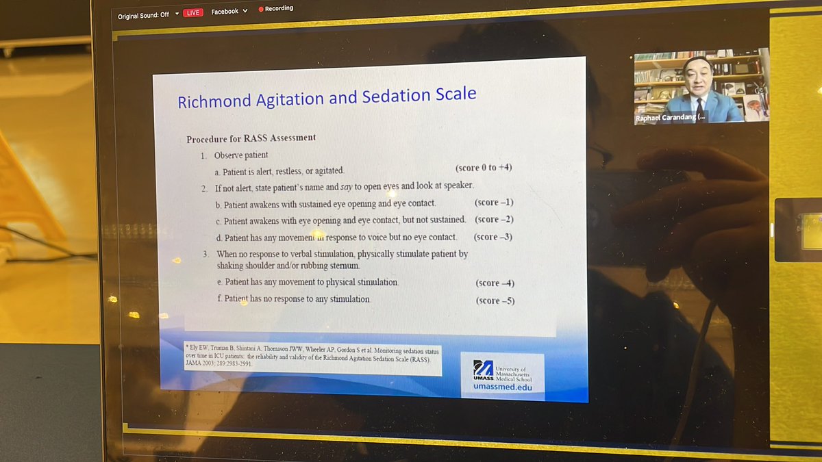 BryanManzana's tweet photo. Learning about delirium, an important component of our patients especially in the ICU. Great lecture so far from Dr. Carandang In #IMPowered2022 🧠 https://t.co/6WKmMlUD1Y