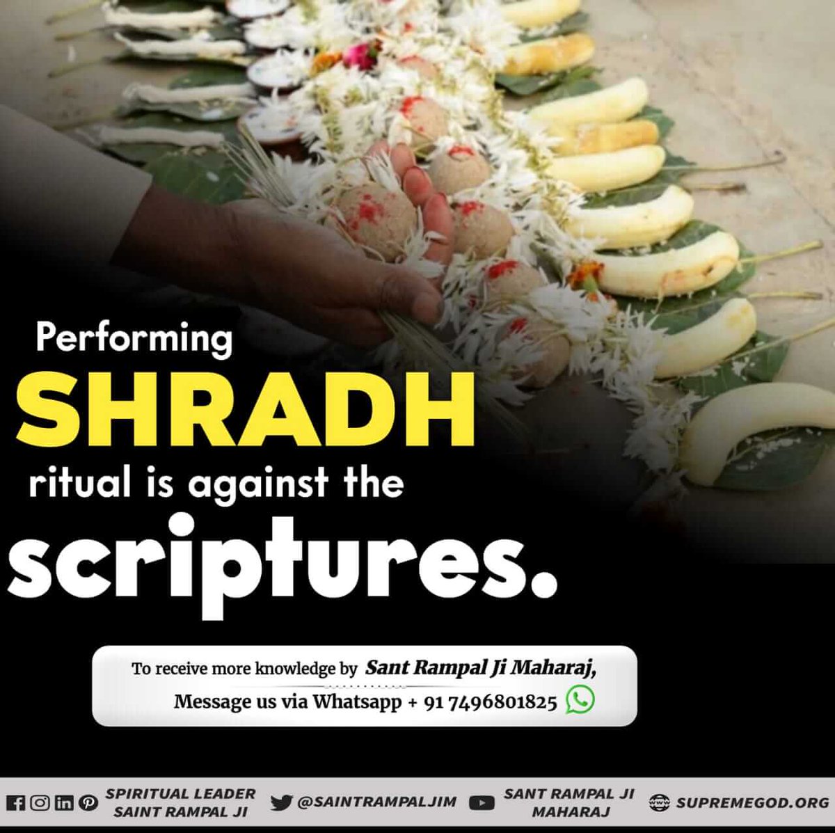 Officialkalpna1's tweet photo. #श्राद्ध_क्यों_नहीं_करनाचाहिए
Performing Shradh rituals is against The scriptures https://t.co/AHz8OwzbN5