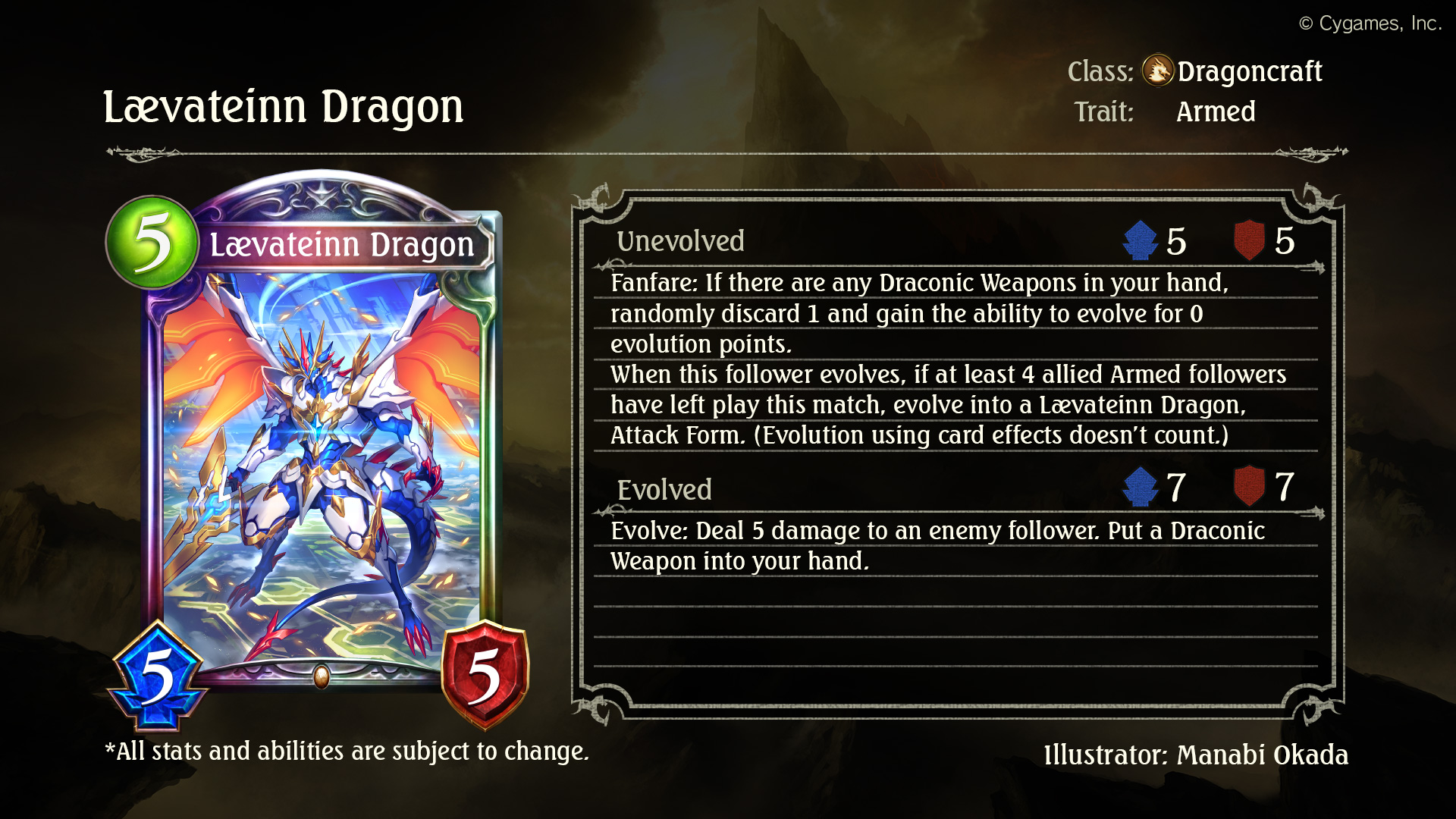 Shadowverse on Twitter: "New Celestial Dragonblade card reveals ...
