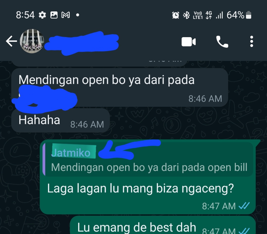 Orang kok kaya gini amat ya, nama disamarkan untuk menjaga privasi