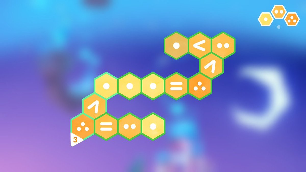 FabianGarcia's tweet photo. Cosa rara me sucedió jugando #Hexologic de @MythicOwlGames
En el nivel 62 (primera imagen) no me da por buena esa solución a pesar de que 3 es mayor a 1.
Pero en el nivel 66 (segunda imágen) no tiene problema con el 1 igual a tres 🤡 https://t.co/Hu1s47syBr