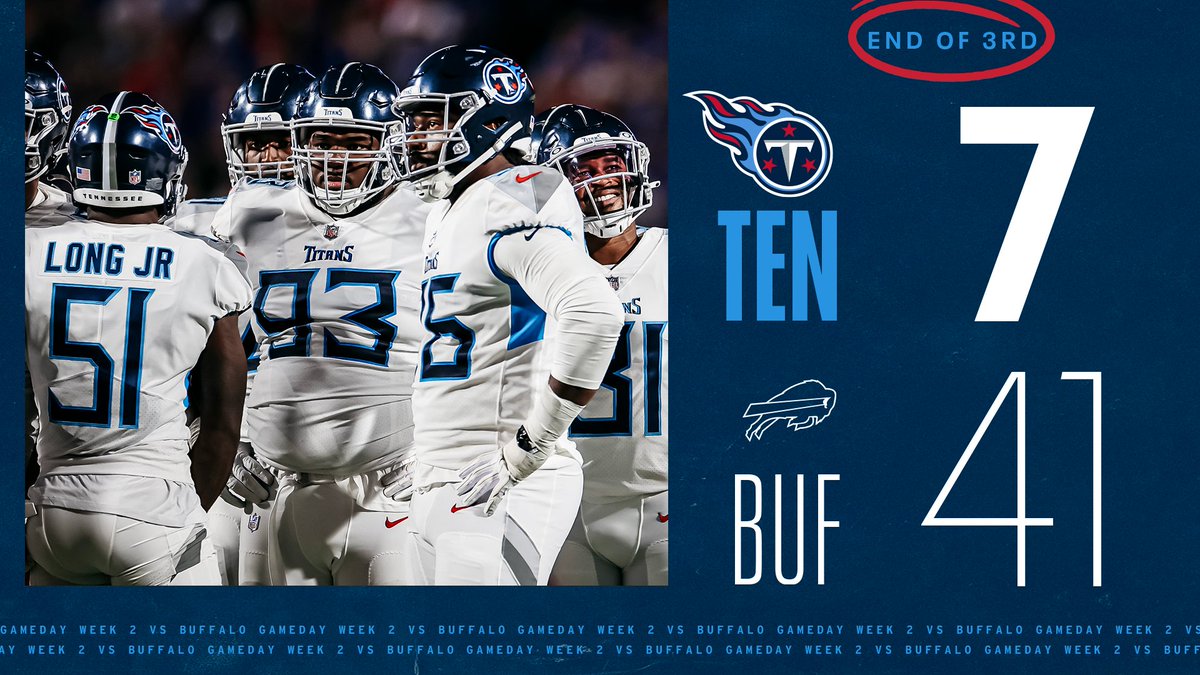 Tennessee Titans on X: 'Q3 #TENvsBUF  / X