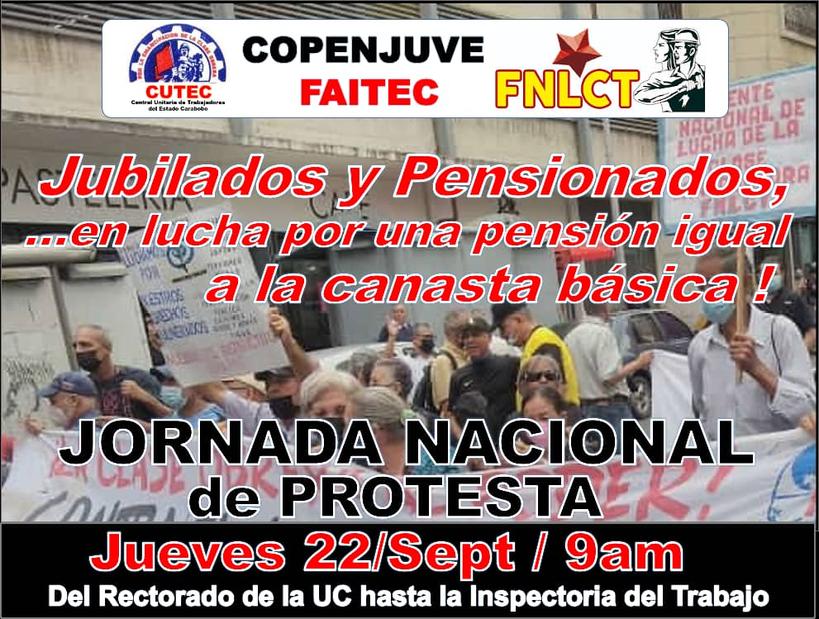 armandojalvalug's tweet photo. Proximo jueves 22 de Septiembre 9 am
#RespetoALosDerechosLaborales 
#JubiladosYPensionadosEnLuchaPorUnaPensionIgualALaCanastaBasica https://t.co/KSn8VQ09X3