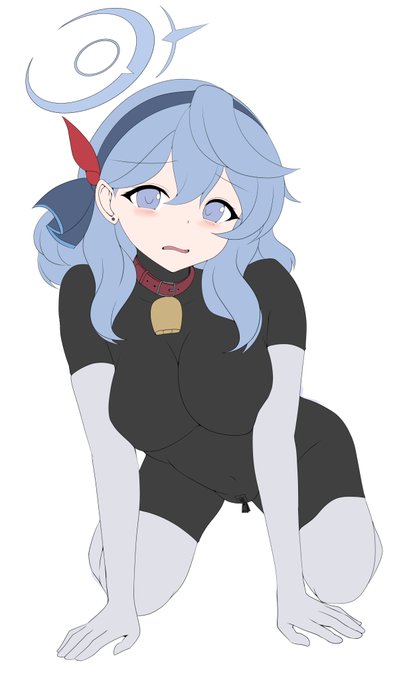 ラバースーツアコちゃんの下描き 