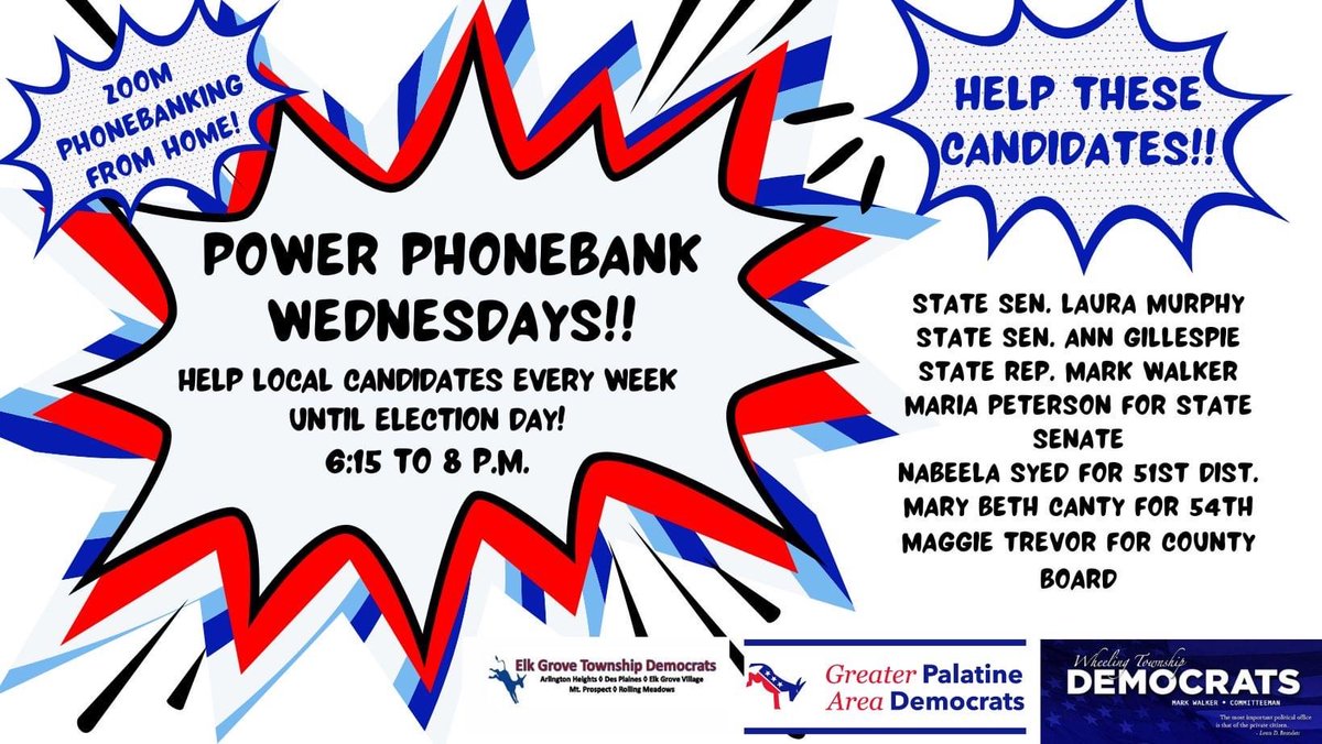 We only have 49 DAYS left until Election Day! Looking for volunteers to phone bank for our campaign on Wednesday! Team Maria needs your HELP! Use this link to sign up: bit.ly/EGTDPhoneBank2… #volunteers #getoutthevote #volunteering #vote #Election2022 #GOTV @GPADEMS