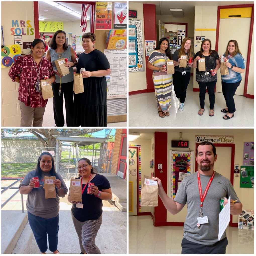 WeldonSmithRR's tweet photo. “The 1st Grading Period was Hoppin’ but our Staff is Poppin’!” 🍿 We celebrated completing the 1st six weeks today! Thank you to our Smith PTA for the popcorn &amp; soda! We have an amazing staff! 🤩 #CCISDProud https://t.co/4RaZzCb622