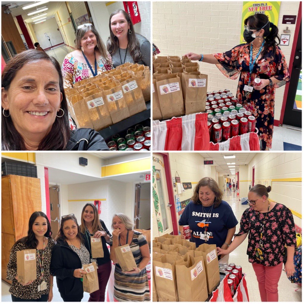 WeldonSmithRR's tweet photo. “The 1st Grading Period was Hoppin’ but our Staff is Poppin’!” 🍿 We celebrated completing the 1st six weeks today! Thank you to our Smith PTA for the popcorn &amp; soda! We have an amazing staff! 🤩 #CCISDProud https://t.co/4RaZzCb622