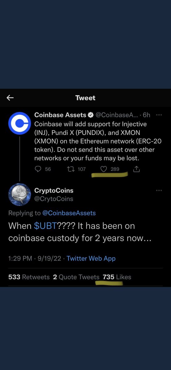AndiDinaj's tweet photo. @Cointelegraph $UBT https://t.co/zr92WF6dq2