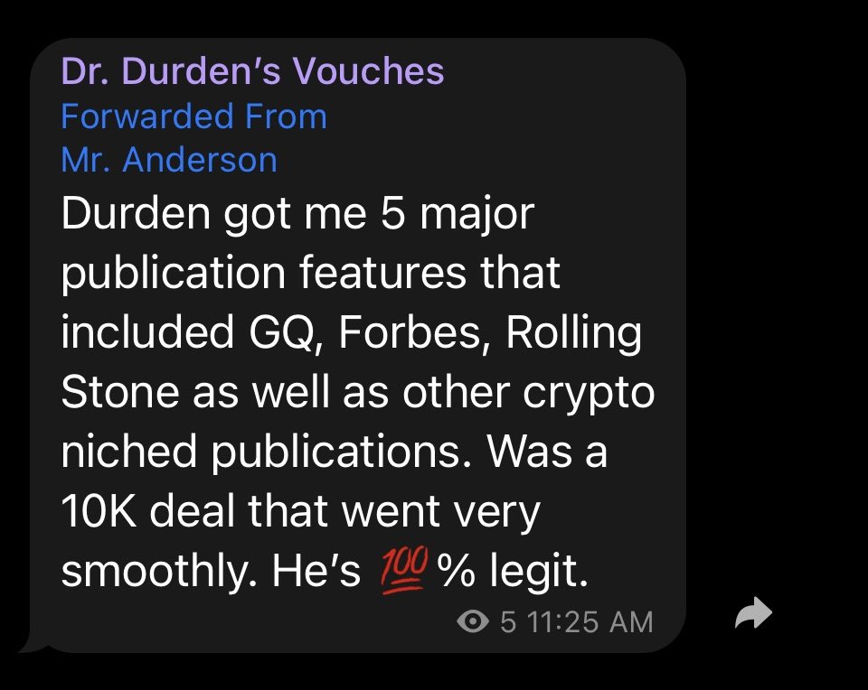drdurdendigital's tweet photo. Telegram Vouch 🤝 https://t.co/yadVNMgH4O #onlydurden https://t.co/u5gZcS5puI