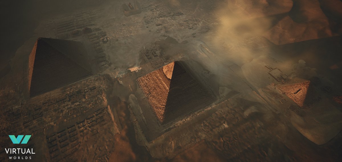 GoVirtualWorlds's tweet photo. The Sun hits different in Cairo. https://t.co/9pB8AJVKvG