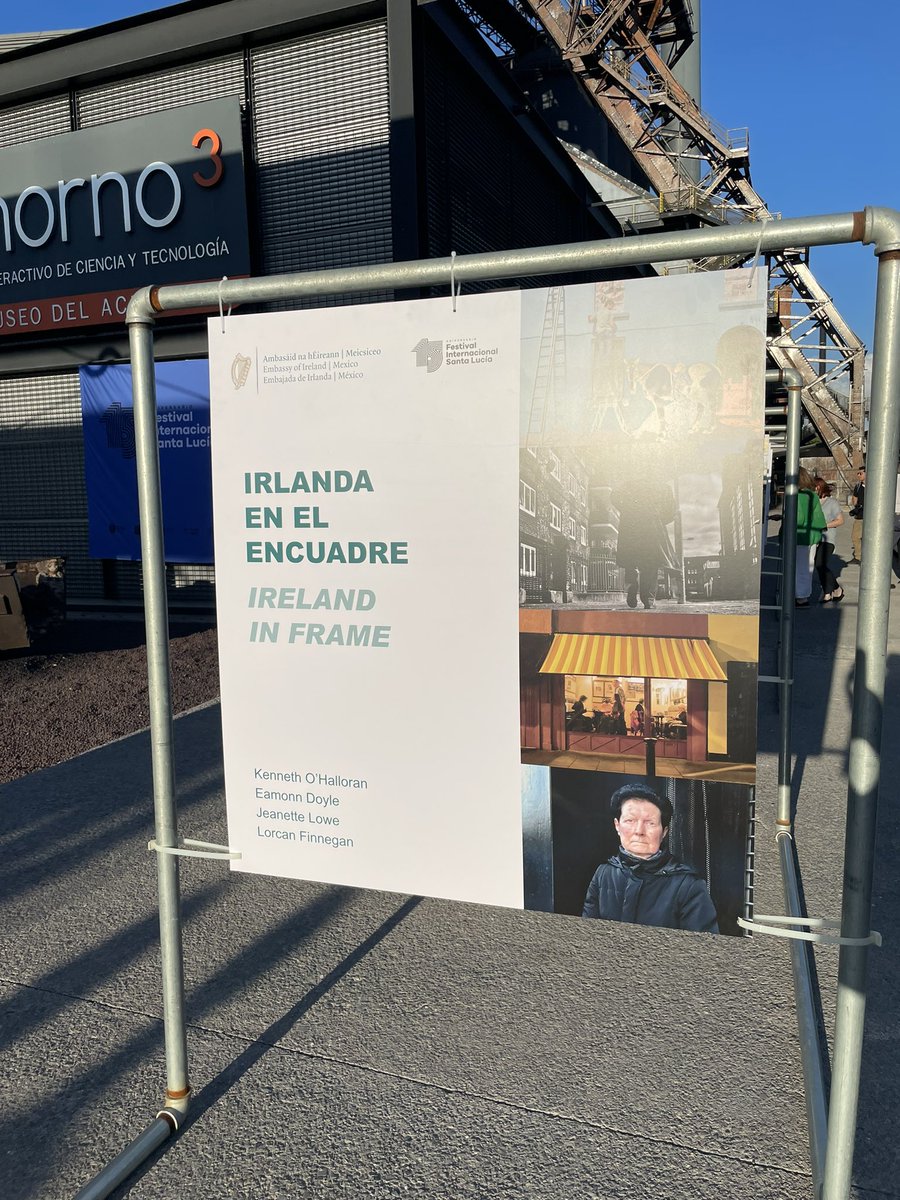 IrishEmbMexico's tweet photo. Hoy se inauguró la exposición de #IrelandinFrame en los suelos del museo @horno3 para el @fsantalucia
Los régios y visitantes a Monterrey pueden disfrutar de las obras de @lorcanfinnegan @Jeanette_Lowe @doyleeamonn y Kenneth O’Halloran hasta las 6 de Noviembre, no se lo pierden https://t.co/aEdtTX6GAp