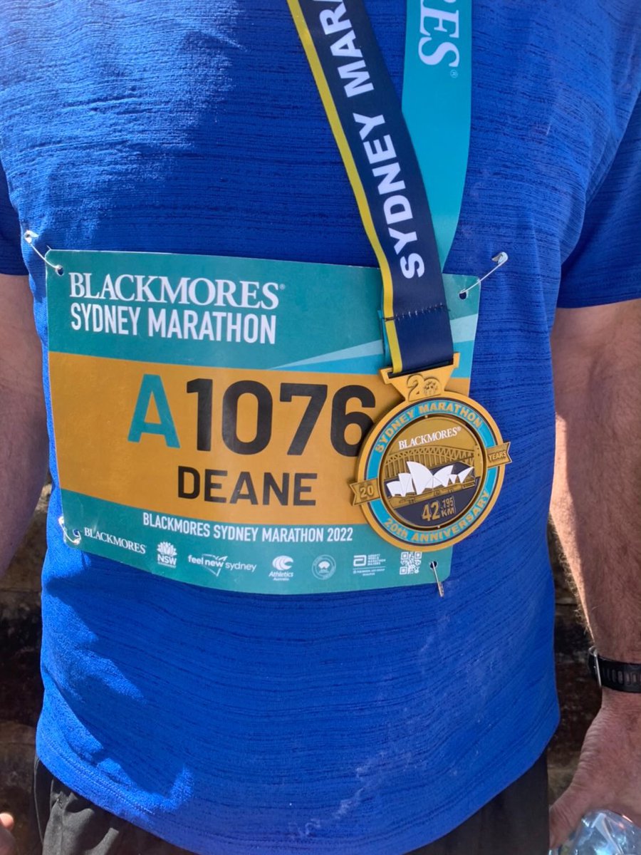 Got the job done. Tough run and might’ve been in the medical tent for a bit in the end but we’ll keep that quiet. Thanks for the support and donations to Beyond Blue. Page still open and I only need $50 to get to my goal! bsrf22.grassrootz.com/beyondblue/dea…