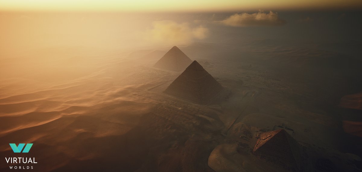 GoVirtualWorlds's tweet photo. The Sun hits different in Cairo. https://t.co/9pB8AJVKvG