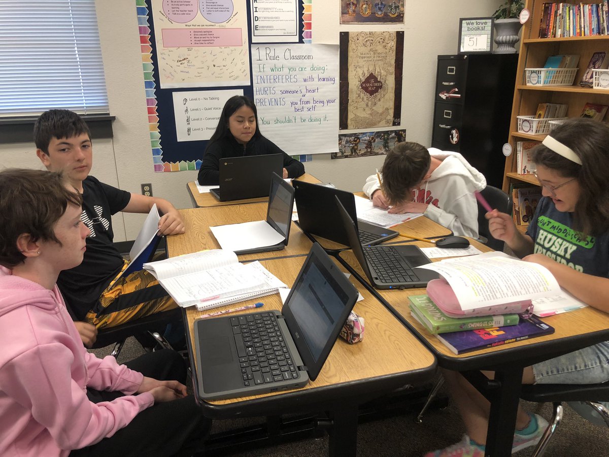 MsSMeredith's tweet photo. We used all 5 WICOR strategies analyzing a personal narrative in lit circles today. #HMSProud #FISDmadetoshine https://t.co/PTFxJ6q737