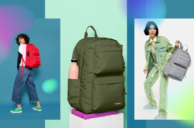 eastpakus's tweet photo. The iconic Eastpak backpack remixed with double front pockets and a rectangular silhouette. Hold the essentials and so much more! https://t.co/Aj5tgCU6fU #eastpak #backpack #bag #builttoresist #eastpakus #wanderlust #picoftheday https://t.co/FswHLTd5QF