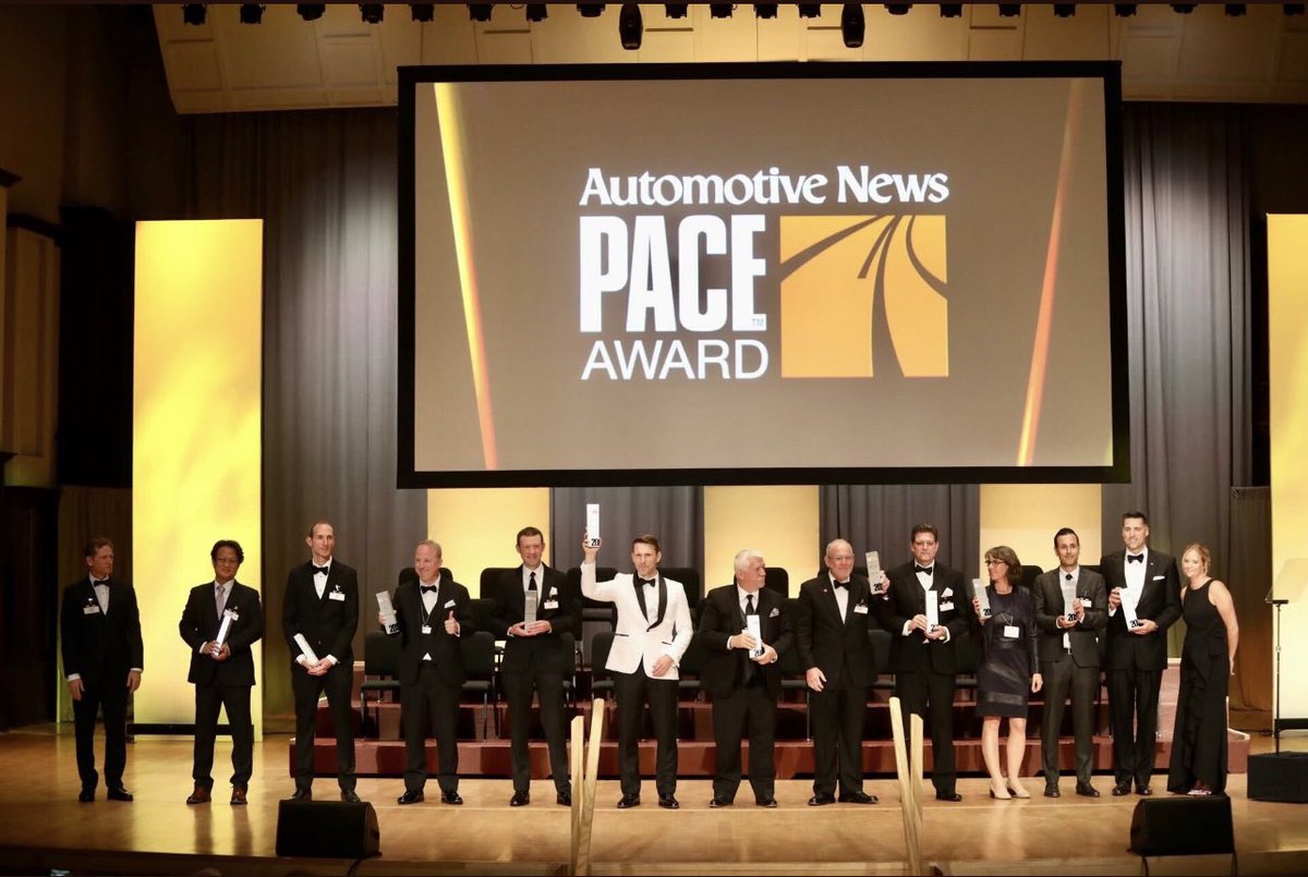 nodar's tweet photo. 🏆 Two awards in the same week! 
NODAR wins the @Automotive_News #PacePilot 2022 award, and the @AutoSens_ Most Innovative Application of Computer Vision, in the span of several days! 
Big shout out to the NODAR team, and our partners that made it a reality 💪
#AutomotiveNews https://t.co/02MaDCmVQ0