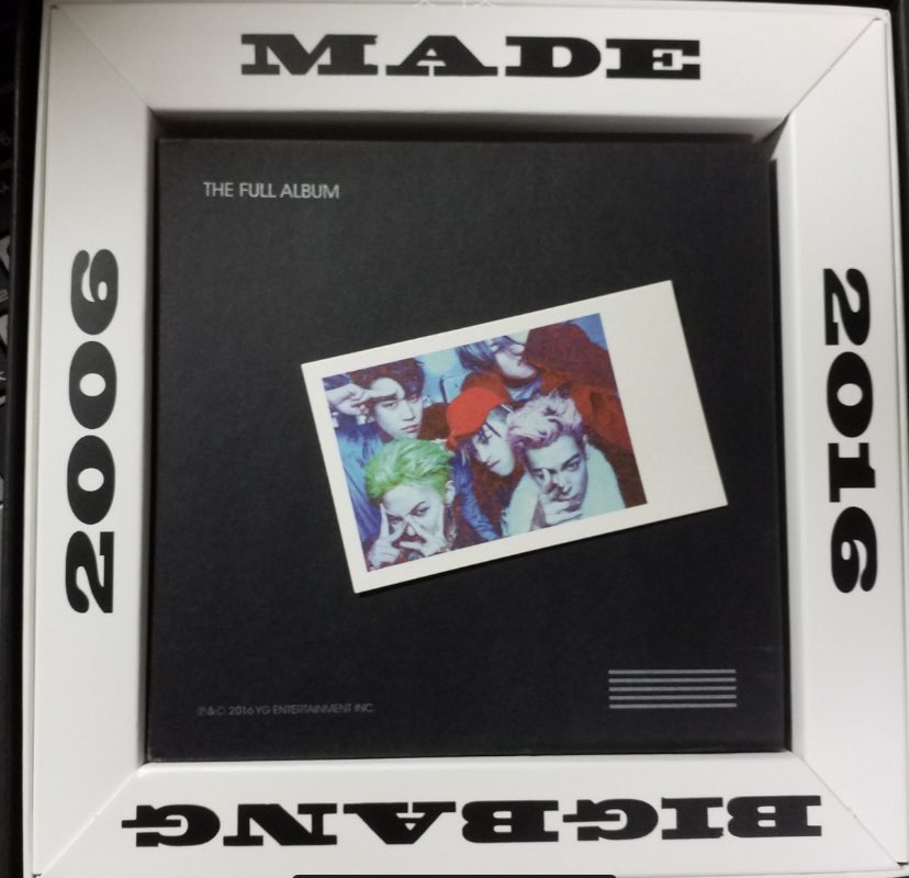 JunaPabiliEst20's tweet photo. Anyone? 
SIGNED BIGBANG MADE FULL ALBUM

PRICE: 5,750
Downpayment 2.5k required balance until Oct 15.
ETA: OCT-NOV 2022

DM ME. https://t.co/JuHlicbKIw