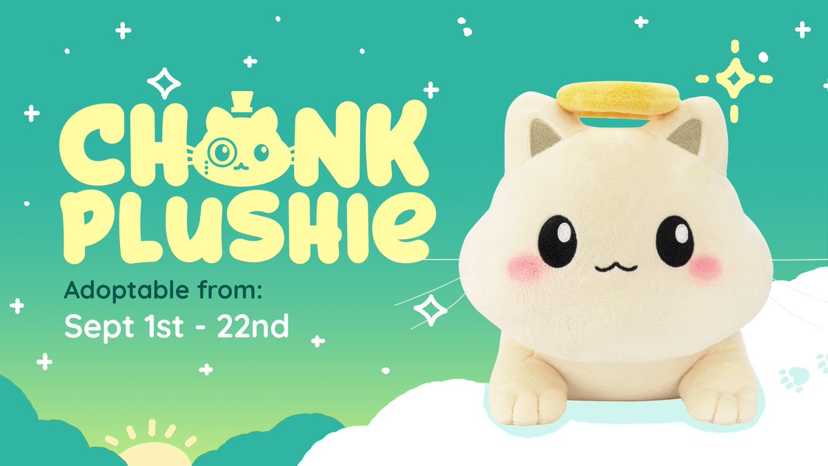 ✨CHONK PLUSHIE GIVEAWAY✨

Only a few days left to get a plushie!
To win one:
1. Follow <a href="/ChonkSocietyNFT/">Chonk Society</a> 
2. Retweet + like this post

Giveaway ends Sept. 21, 11:59pm EST