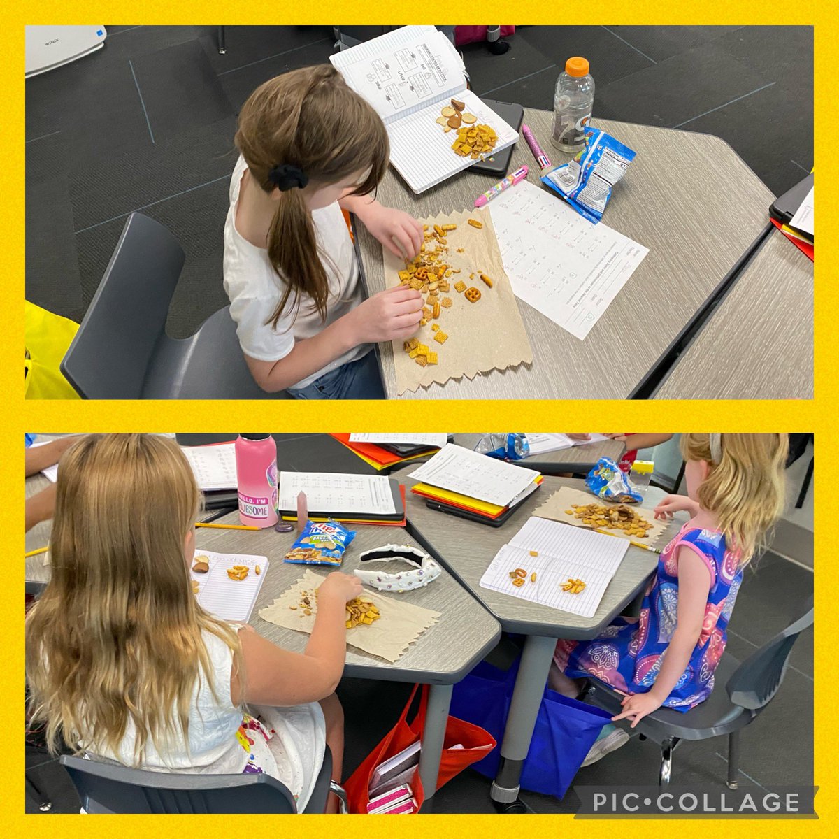 MrsKPirani's tweet photo. Scholars were busy at work today separating a mixture based on the physical properties! #BeCannonProud
@canSTEM https://t.co/31qqNIS5dM