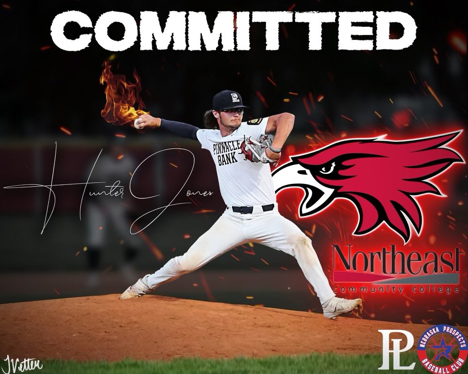 I’m excited and blessed to announce I will be continuing my baseball and academic career at Northeast CC! I’d like to say thank you to my family and coaches that have  helped me along the way🔴⚫️⚪️ #gohawks <a href="/MarcusClapp/">Marcus Clapp</a> <a href="/NortheastCCBSB/">Northeast Baseball</a> <a href="/Prospects_NE/">Nebraska Prospects Baseball Club</a> <a href="/PLV_Baseball/">Papio-LV Baseball</a>  <a href="/VetterJackson/">JVetter</a>
