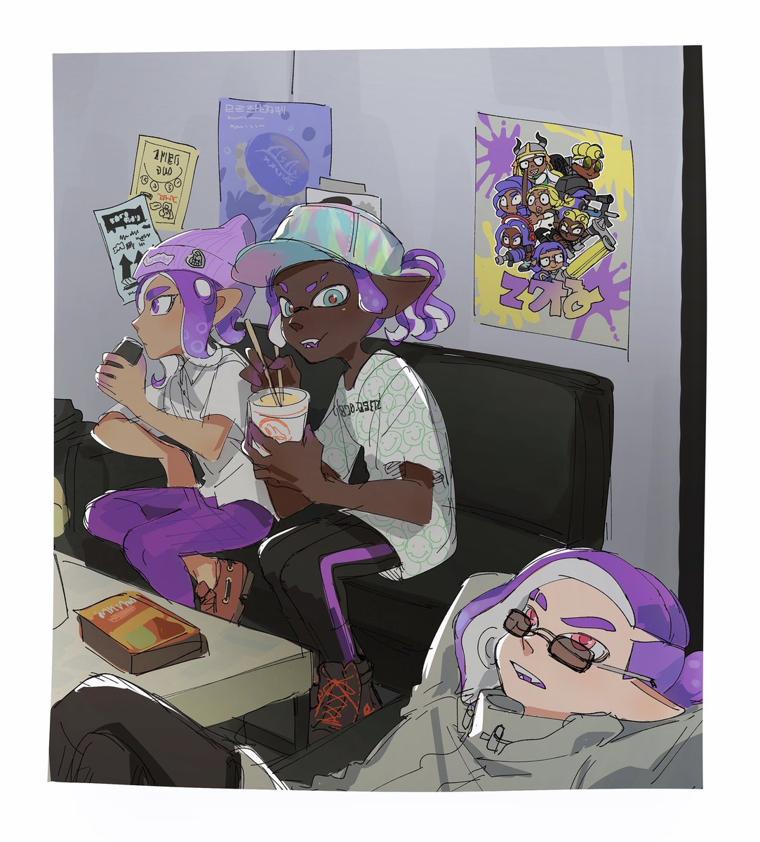 hanging out 🐙🦑 