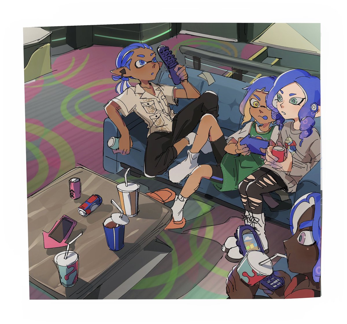 hanging out 🐙🦑 