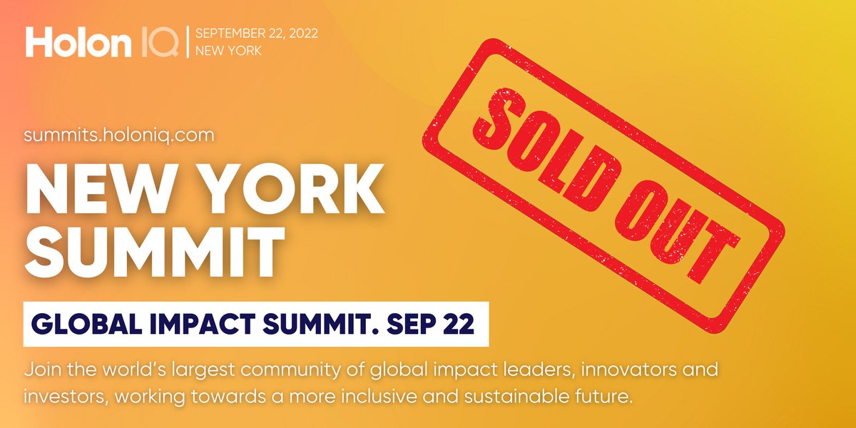 holoniq's tweet photo. The 2022 New York Global Impact Summit is sold out! Register to join the Wait List. #holoniqsummits #100daysofimpact #newyork https://t.co/XyZiW0g6t6