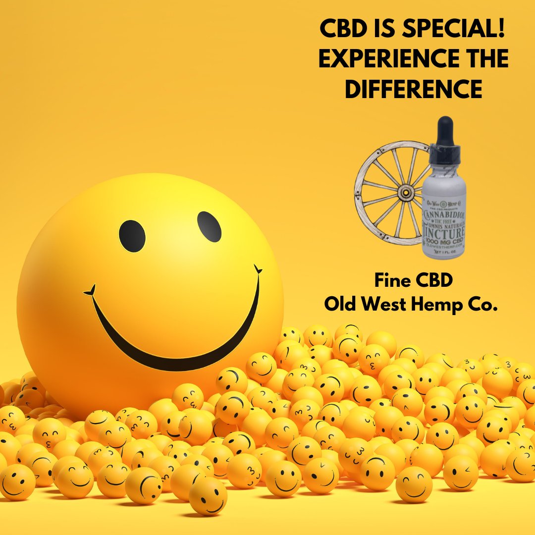 #CBD is amazing! You can experience the difference today with fine CBD products from Old West Hemp Co.