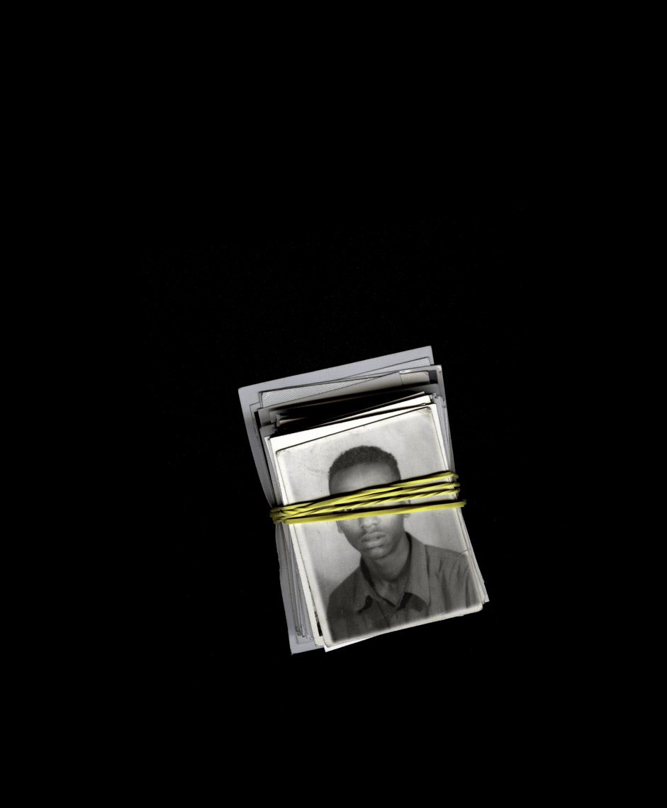 Banded Passport Pictures, 2004. <a href="/AssemblyCurated/">Assembly Curated</a>