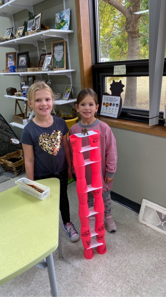 steam time- who can build the tallest tower? There have been some magical AHA moments. So amazing to see!