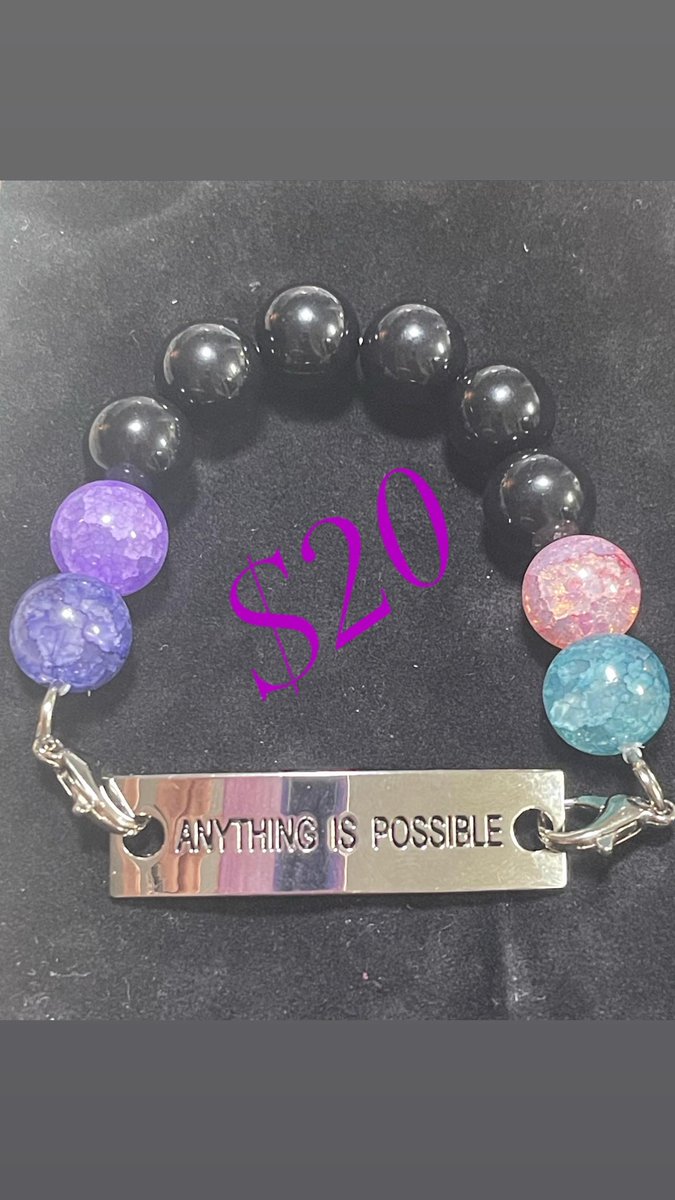 PoeticSoultry1's tweet photo. Inspirational bracelets $20, 2 for $30, 3 for $40, 4 for $50, 5 for $60 #handmadejewelry #jennuinjewelryllc #placeyourordernow‼️ https://t.co/T6wdf35YpU