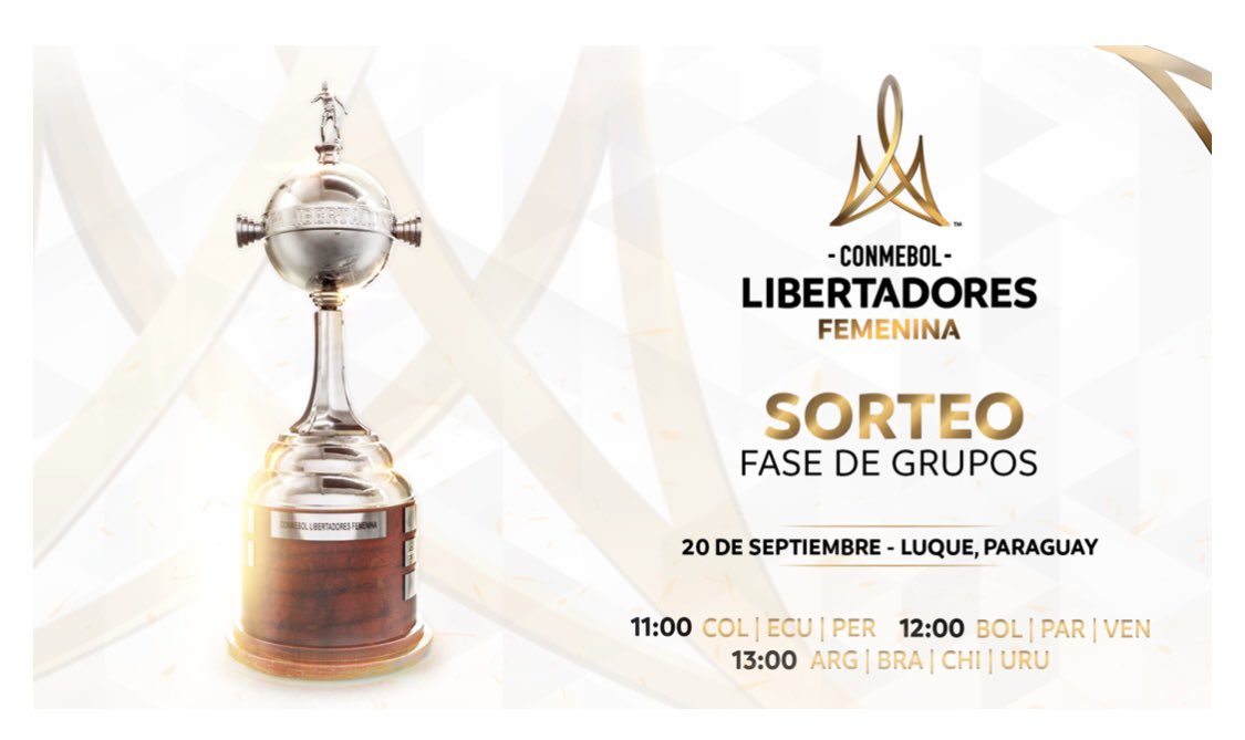 hermanchanampa's tweet photo. ¡Atención! @udechilefem @udechile y @StgoMorningFem @Stgo_Morning Hoy 20 de Septiembre se conocerán los Grupos @CONMEBOL @LibertadoresFEM 2022. El Torneo se jugará en Quito, del 13 al 28 de Octubre.
Sorteo desde las 13:00hrs de 🇨🇱 lo puedes seguir en Facebook de la CONMEBOL 🏆 https://t.co/fpZMbQjfWY