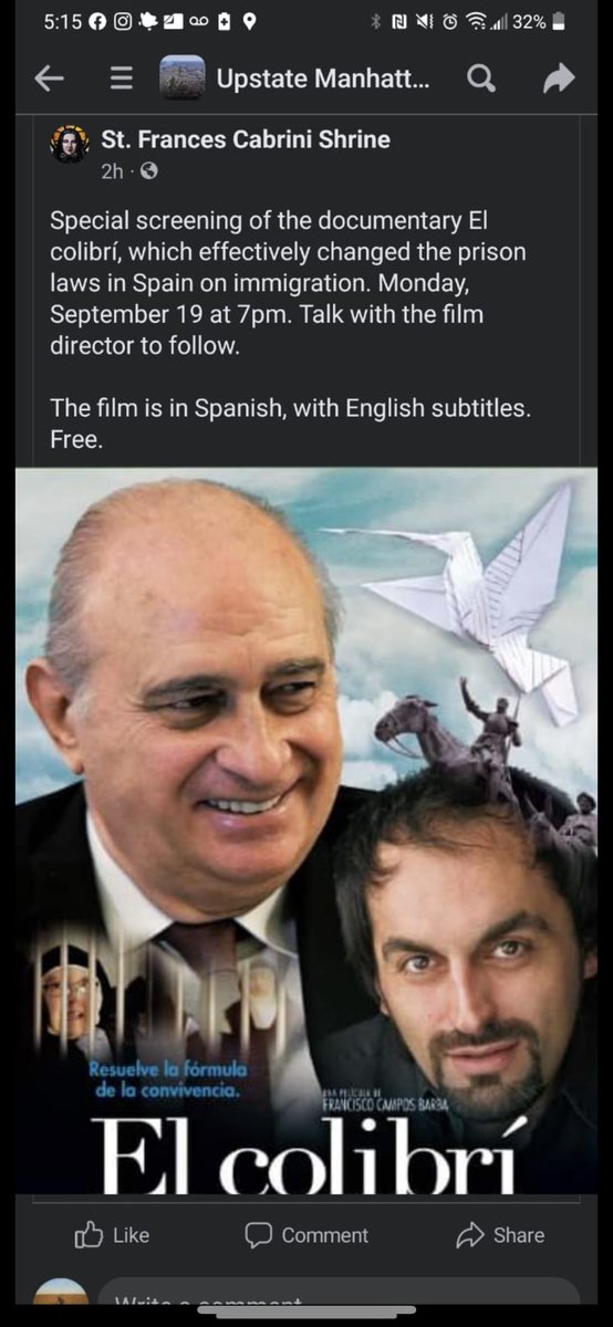 collinsnyc's tweet image. Today’s beauty Part I-amazing and life-altering film screening and talk with Spanish director @fcamposbarba about his documentary “El colibrí,” which led to immigration policies changing in #Spain and refugees being treated with more humanity. #waterisgod #recognizeJesus