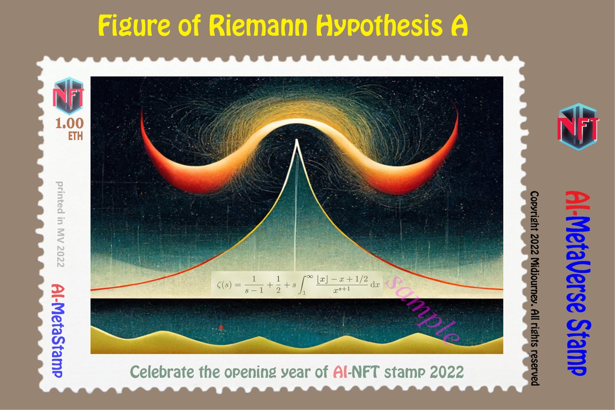 NFTDeSta's tweet photo. today's stamp
#Riemannhypothesis #Mathematics #cryptography #Euler #NFT #Eulerstheorem #NFTstamp #philately #stampcollecting #Investmennt #AIstamp #MetaStamp
https://t.co/TijOZXHXYQ
https://t.co/d7HbXtUhGH https://t.co/MfrXQGZJXD